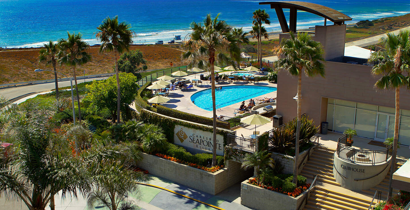 WELCOME TO THE CARLSBAD SEAPOINTE RESORT SPACIOUS CONDOMINIUMS BESIDE THE PACIFIC OCEAN