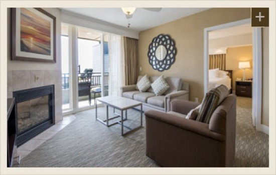 1 & 2 BEDROOM CONDOS - Living Space & Patio